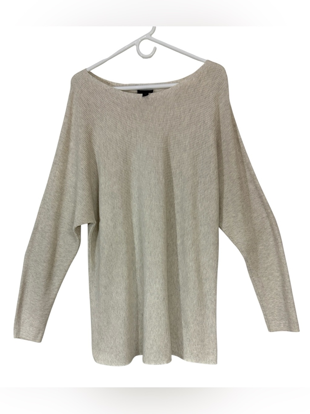 J.Jill Oversized Boatneck Dolman Sleeve Pullover Sweater In Oatmeal